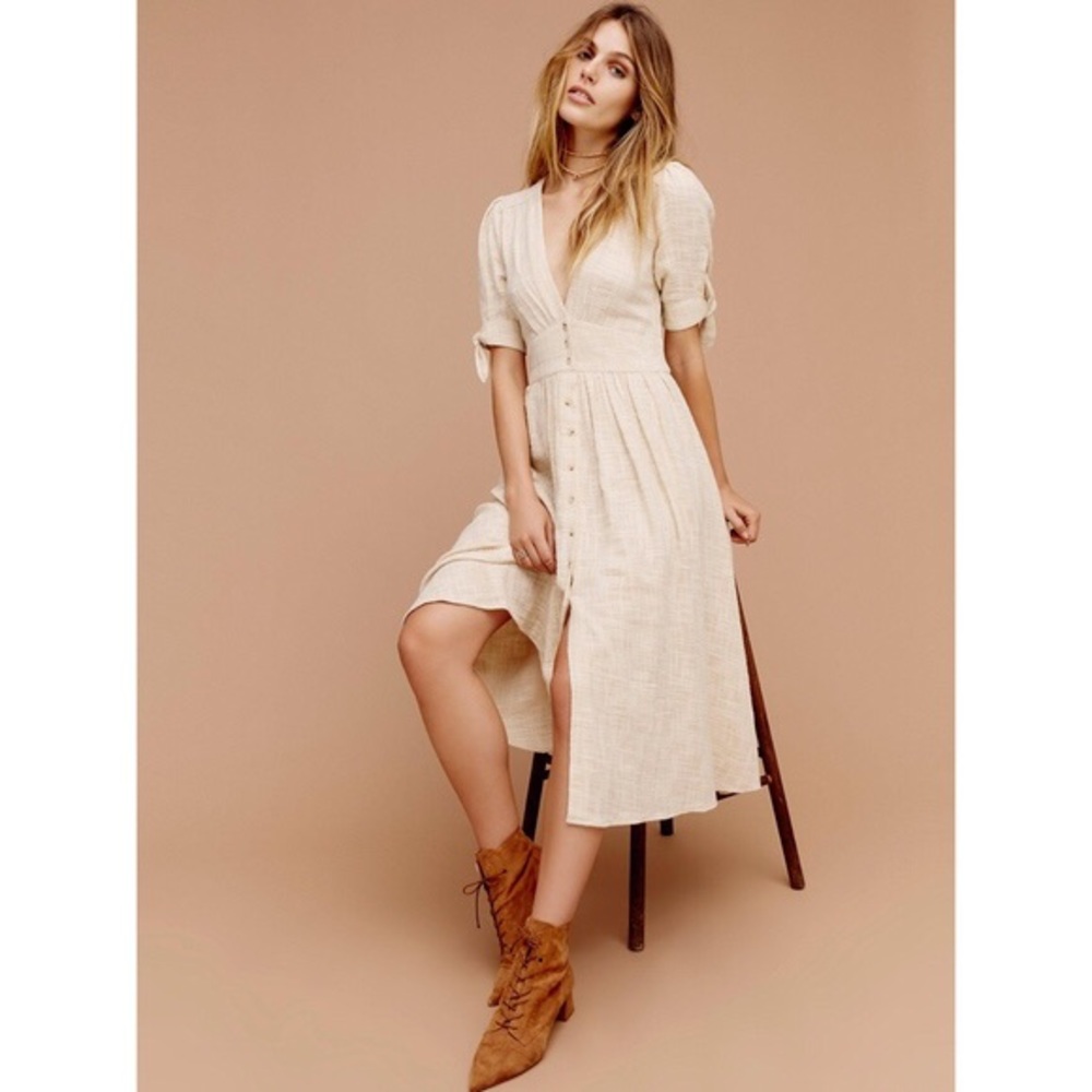 Free people love of my life dress. Ivory.